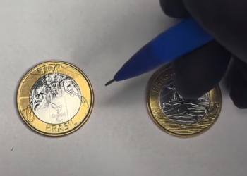 2 moedas raras 1 real