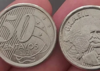 50 centavos com erro impressionante