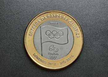 1 Real da Bandeira; Conheça a Moeda mais valiosa das Olimpíadas