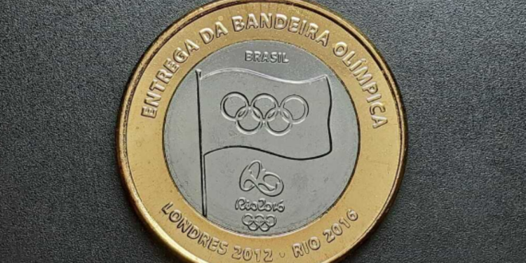 1 Real da Bandeira; Conheça a Moeda mais valiosa das Olimpíadas