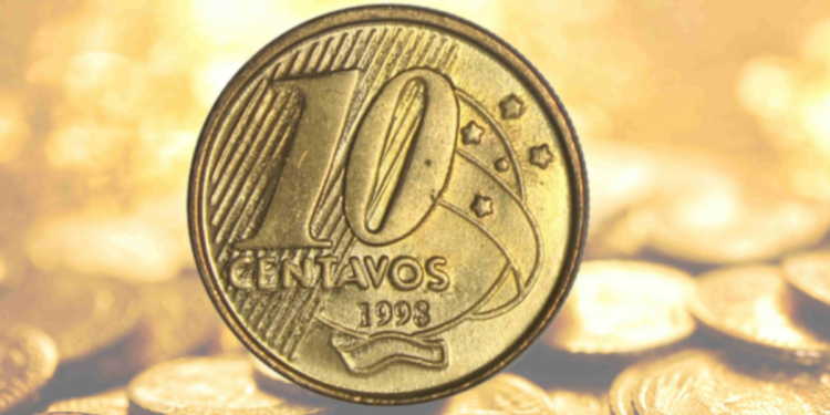 Moeda de 10 CENTAVOS com defeito pode valer mais de R$ 800