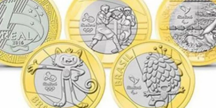 moedas das Olimpíadas