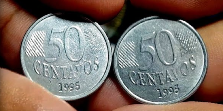 Fique atento ao Troco! Moeda Antiga de 50 Centavos pode valer R$ 600