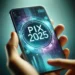 Logo digital do Pix 2025 em um smartphone, simbolizando as novas mudanças no sistema de pagamento.